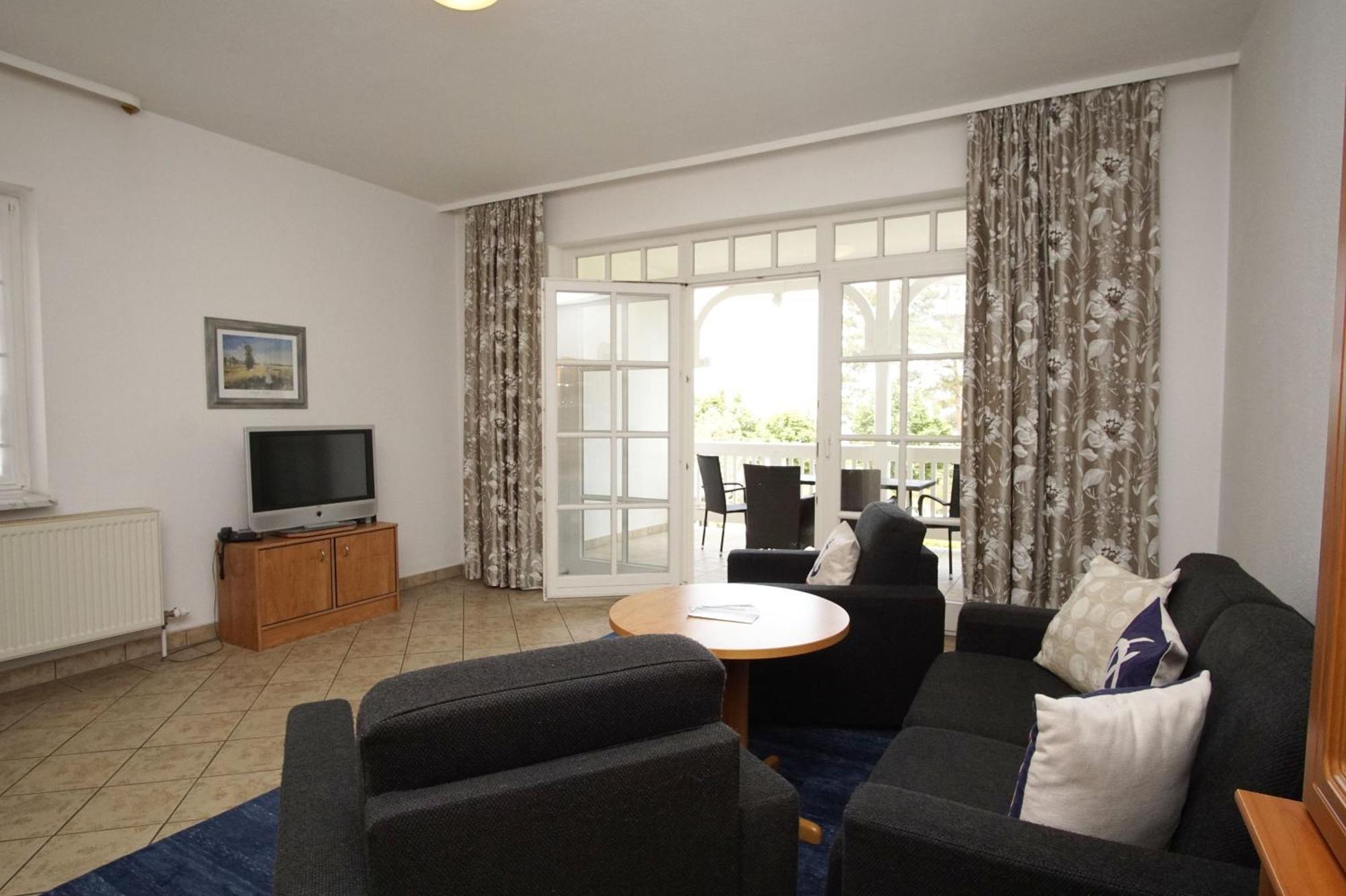 Aparthotel Ostsee Fewo 6 Balkon, Meerblick, Strand Binz Eksteriør billede